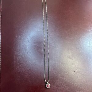 Elegant Red Pendant Necklace